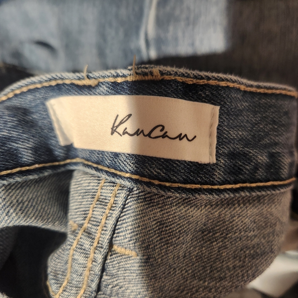 KanCan 90's Ultra High Rise Button Fly Flare Jeans Size 5/26 - Picture 8 of 8